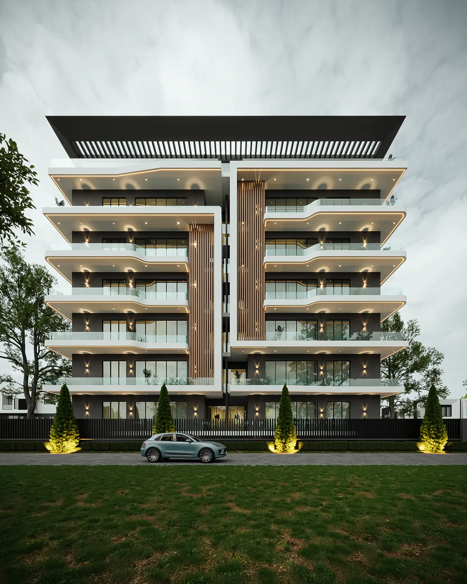 Fortress Residence principal elevation