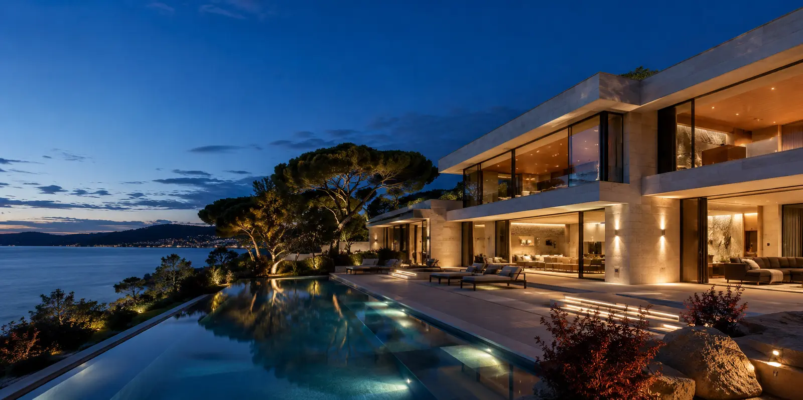 Contemporary waterfront residence